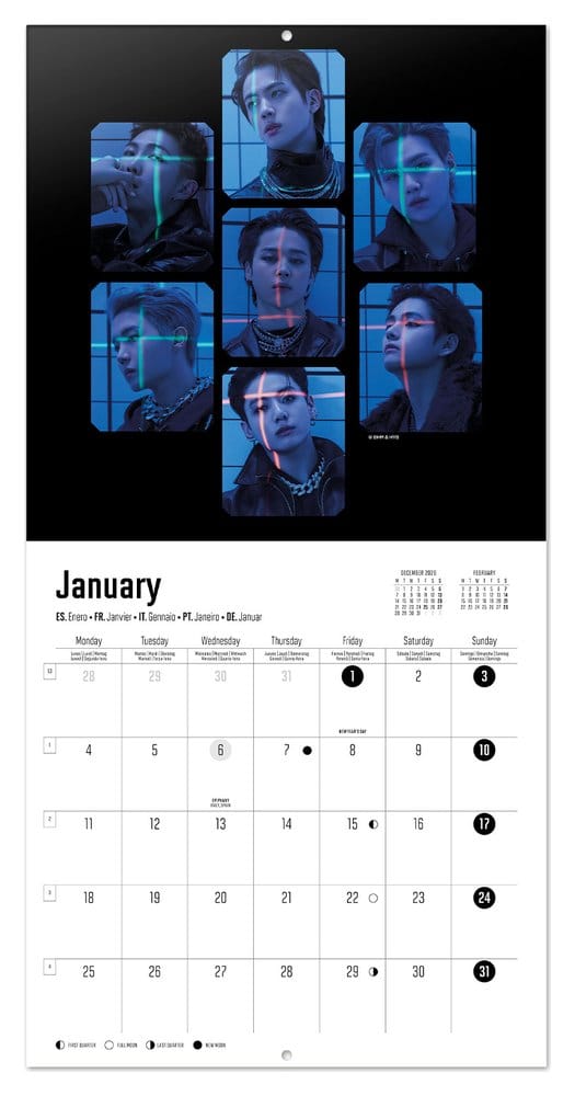 BTS 2027 calendar