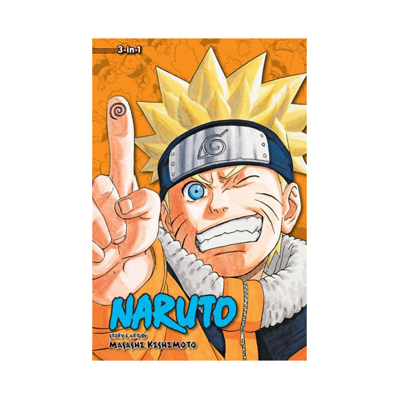 Naruto (3-in-1 Edition), Vol. 8