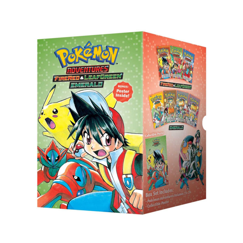 Pokemon Adventures FireRed & LeafGreen / Emerald Box Set