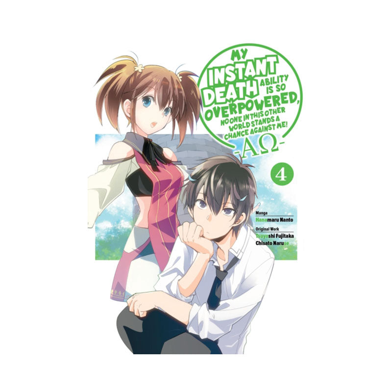 My Instant Death Ability Is So Overpowered, No One in This Other World Stands a Chance Against Me! —AO—, Vol. 4 (manga)