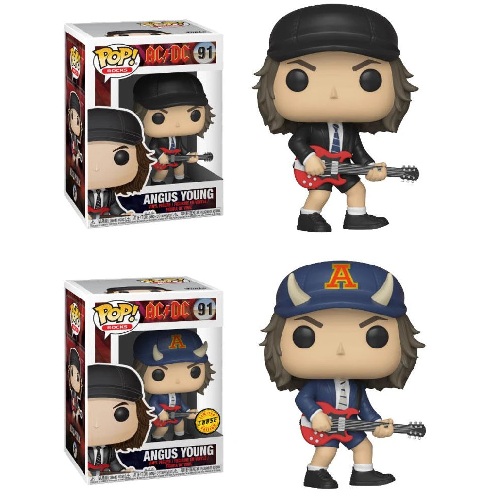 AC/DC POP! Rocks Vinyl Figures Angus Young 9 cm Assortment (6)