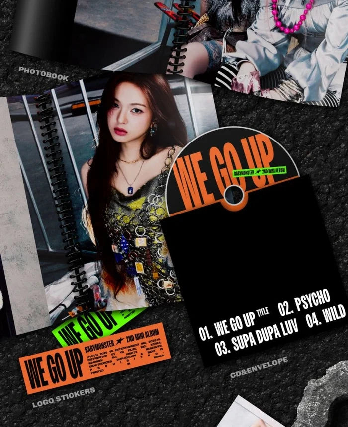 [EAN:8800331139378][IMG:2] BABYMONSTER - WE GO UP | 2nd MINI ALBUM | GO Ver. | 2025 CD