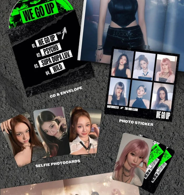 [EAN:8800331139361][IMG:2] BABYMONSTER - WE GO UP | 2nd MINI ALBUM | UP Ver. | 2025 CD