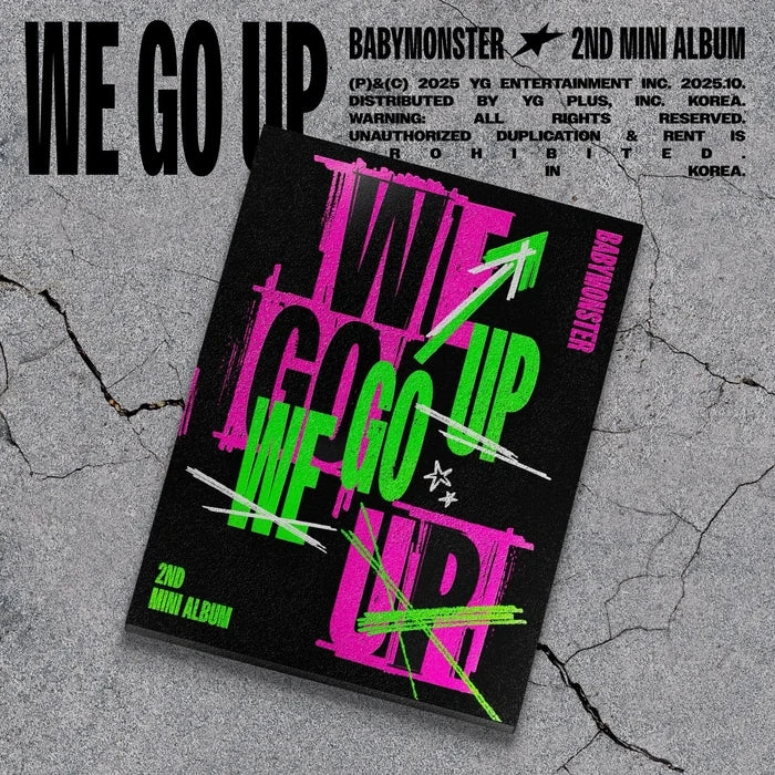 [EAN:880032019939][IMG:1] BABYMONSTER - WE GO UP | 2nd MINI ALBUM | UP Ver. | 2025 CD