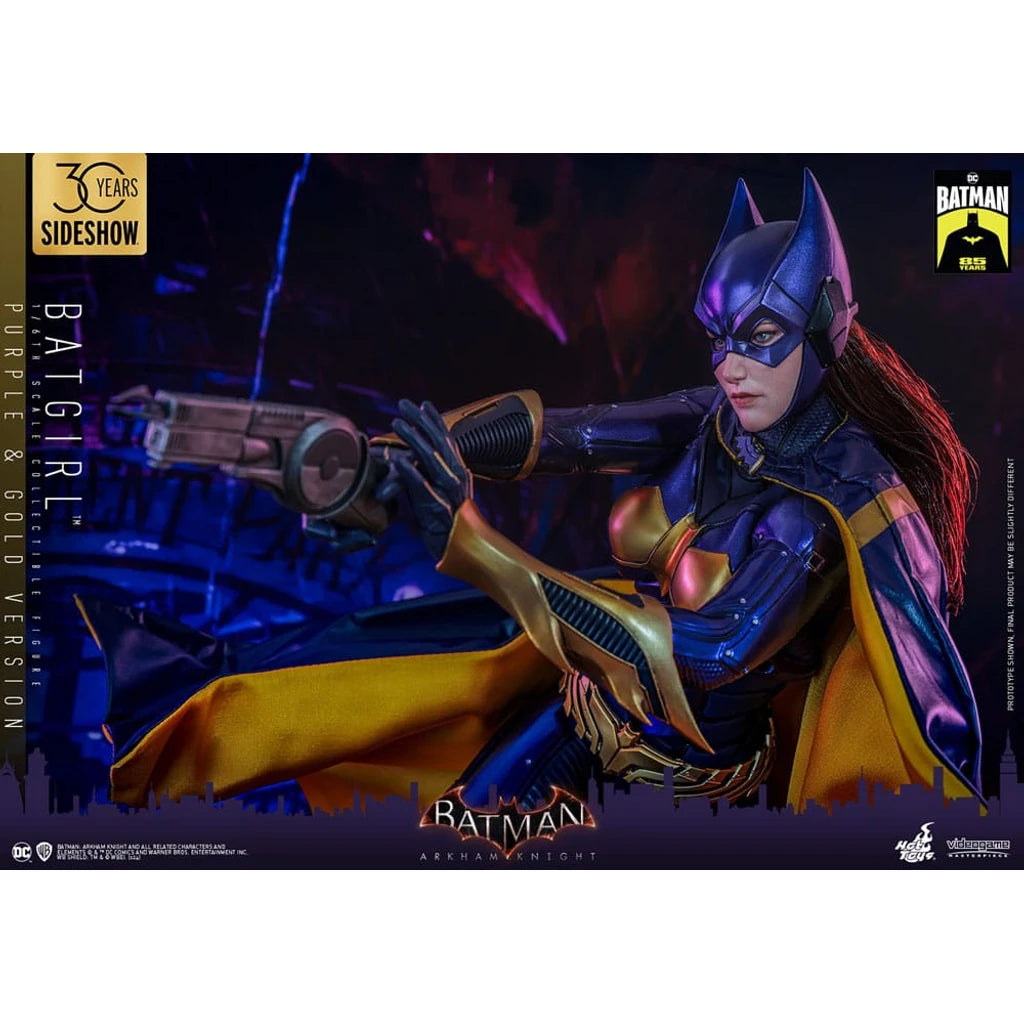 Batman Arkham Knight Videogame Masterpiece Action Figure 1/6 Batgirl (Purple and Gold Version) Exclusive 30 cm