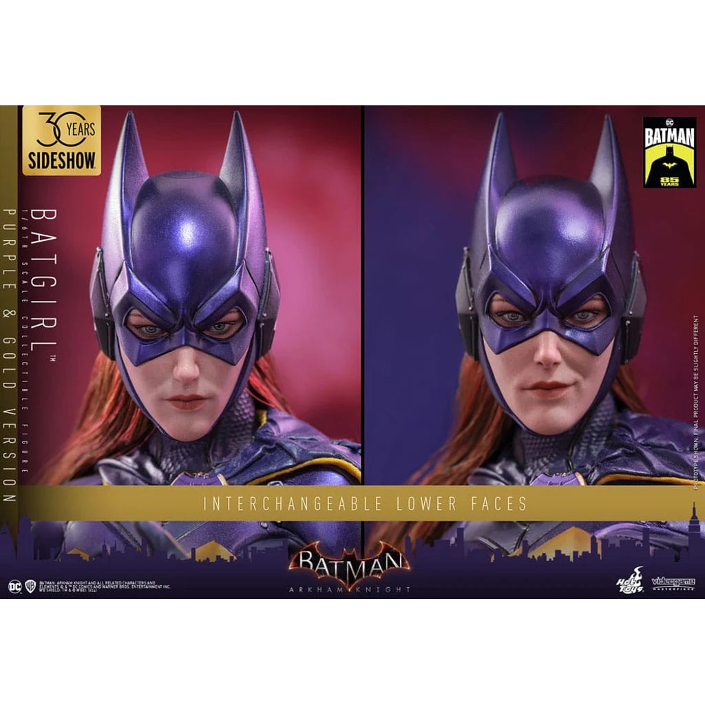 Batman Arkham Knight Videogame Masterpiece Action Figure 1/6 Batgirl (Purple and Gold Version) Exclusive 30 cm