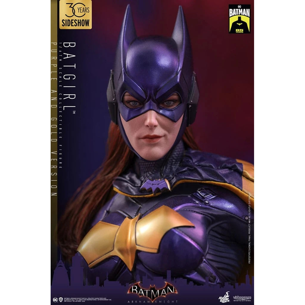 Batman Arkham Knight Videogame Masterpiece Action Figure 1/6 Batgirl (Purple and Gold Version) Exclusive 30 cm