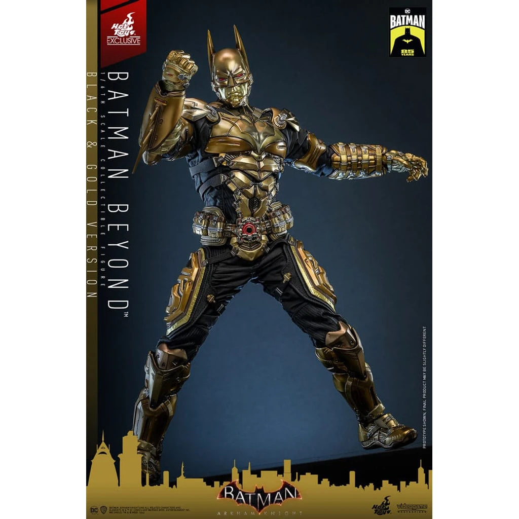 Batman: Arkham Knight Videogame Masterpiece Action Figure 1/6 Batman Beyond (Black & Gold Version) 32 cm