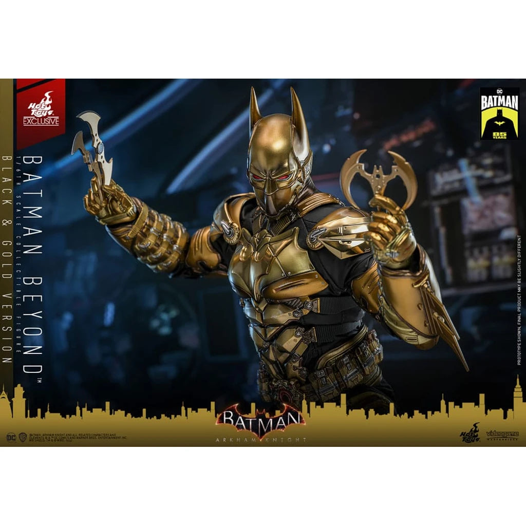 Batman: Arkham Knight Videogame Masterpiece Action Figure 1/6 Batman Beyond (Black & Gold Version) 32 cm