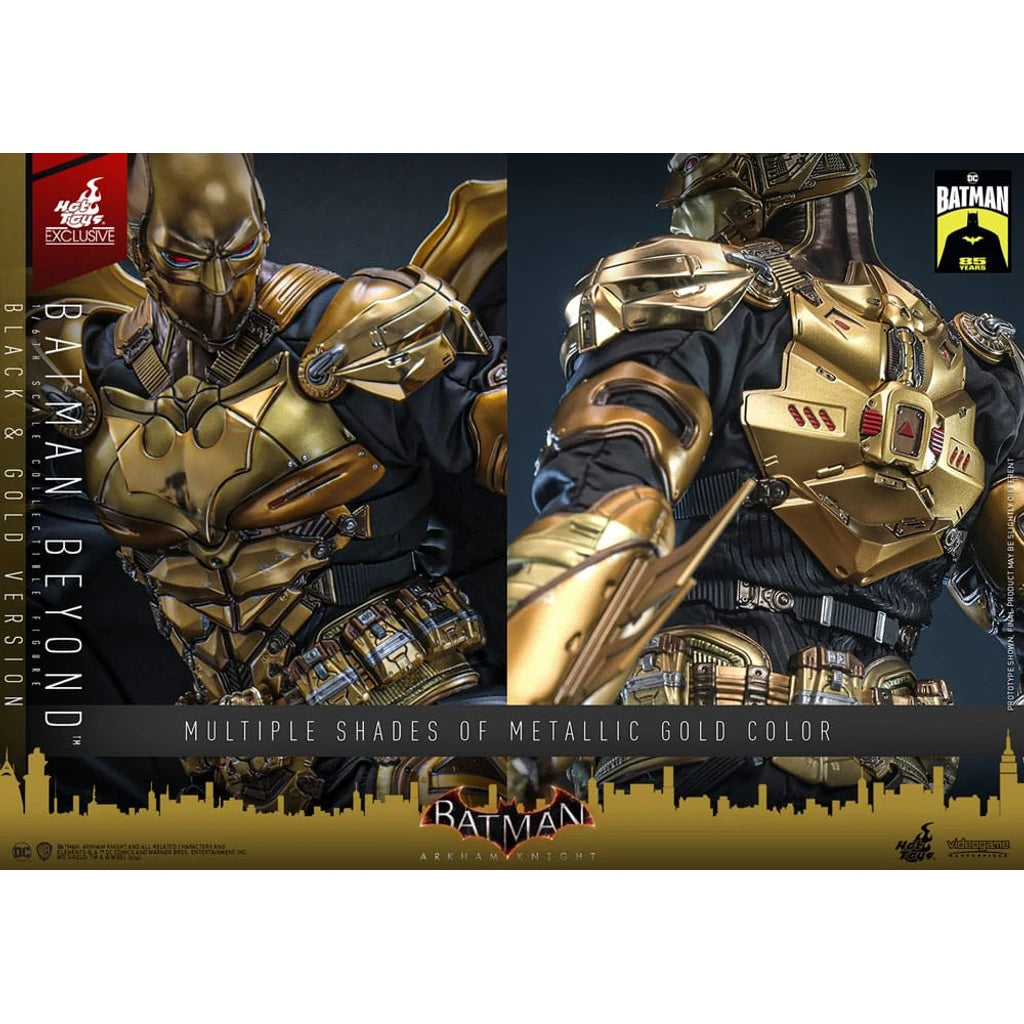 Batman: Arkham Knight Videogame Masterpiece Action Figure 1/6 Batman Beyond (Black & Gold Version) 32 cm
