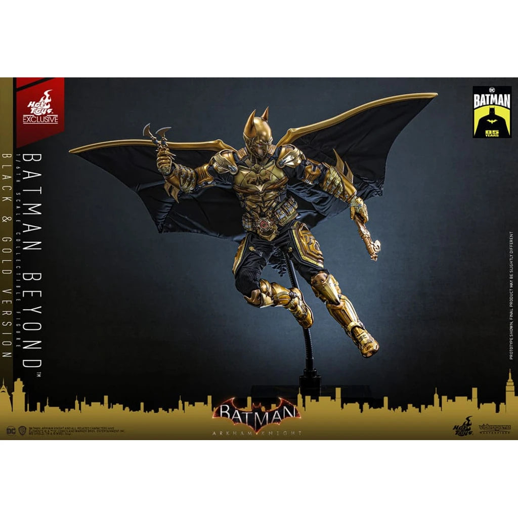 Batman: Arkham Knight Videogame Masterpiece Action Figure 1/6 Batman Beyond (Black & Gold Version) 32 cm