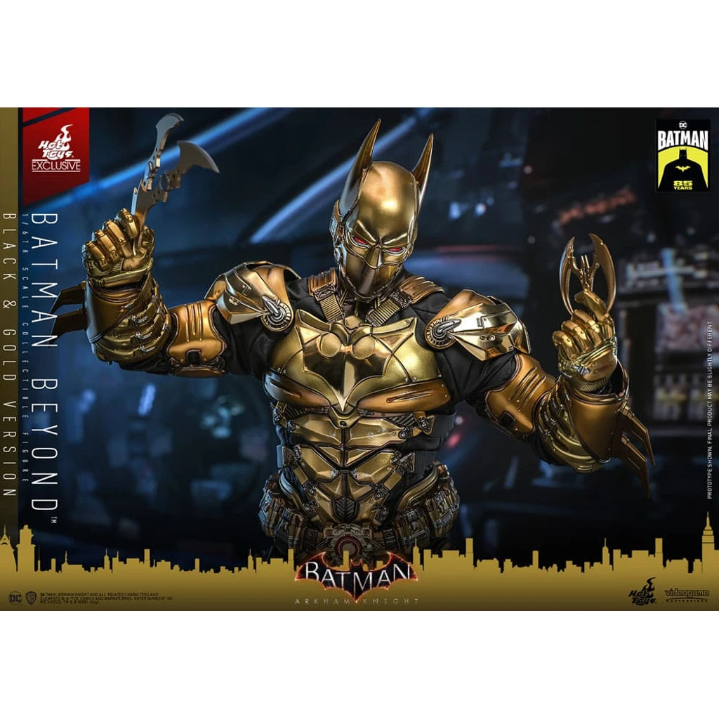 Batman: Arkham Knight Videogame Masterpiece Action Figure 1/6 Batman Beyond (Black & Gold Version) 32 cm