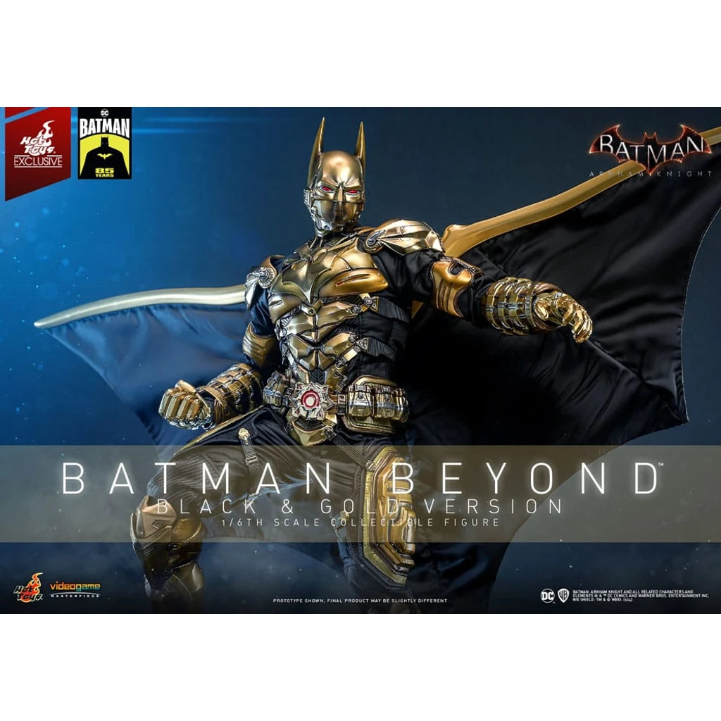 Batman: Arkham Knight Videogame Masterpiece Action Figure 1/6 Batman Beyond (Black & Gold Version) 32 cm