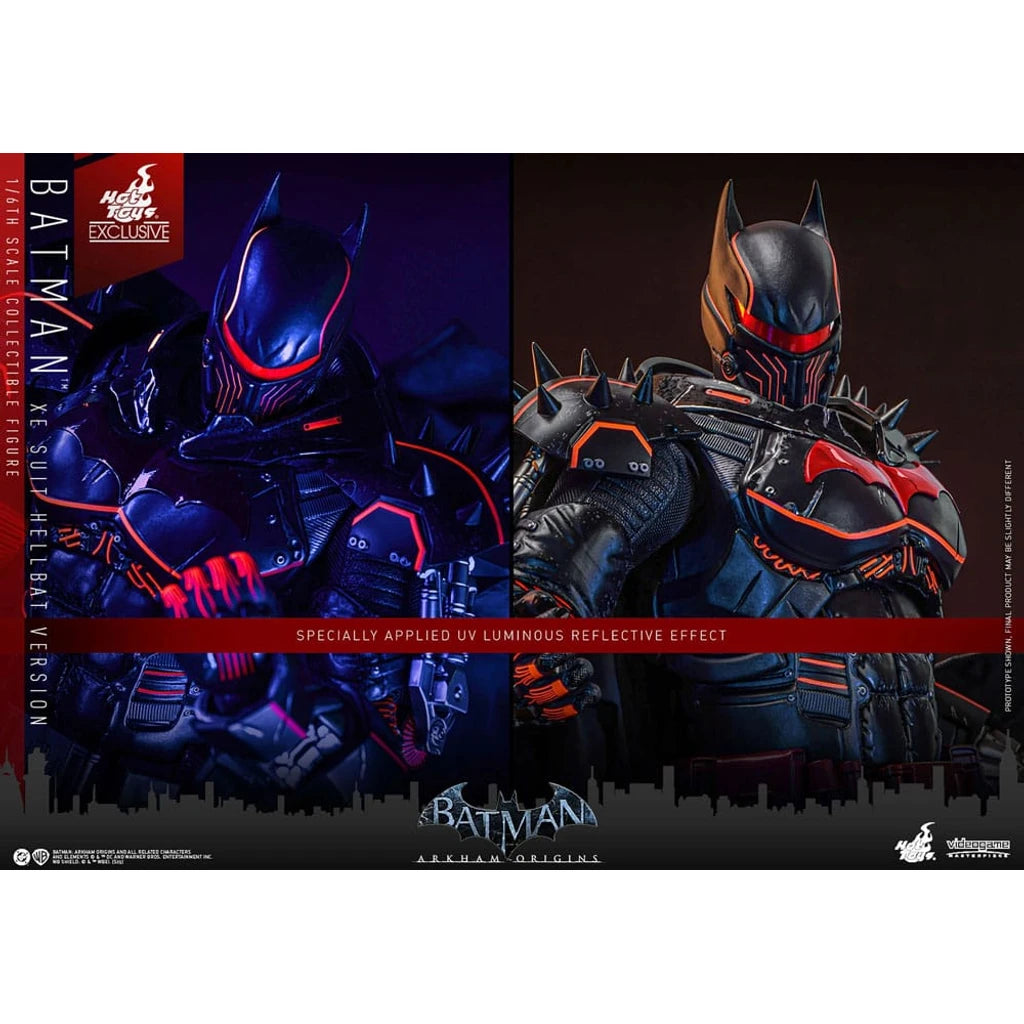 Batman Arkham Origins Videogame Masterpiece Action Figure 1/6 XE Suit Hellbat Version Hot Toys Exclusive 33 cm