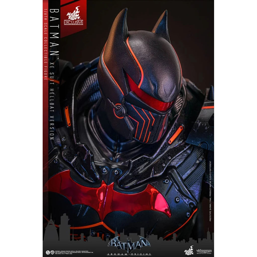 Batman Arkham Origins Videogame Masterpiece Action Figure 1/6 XE Suit Hellbat Version Hot Toys Exclusive 33 cm