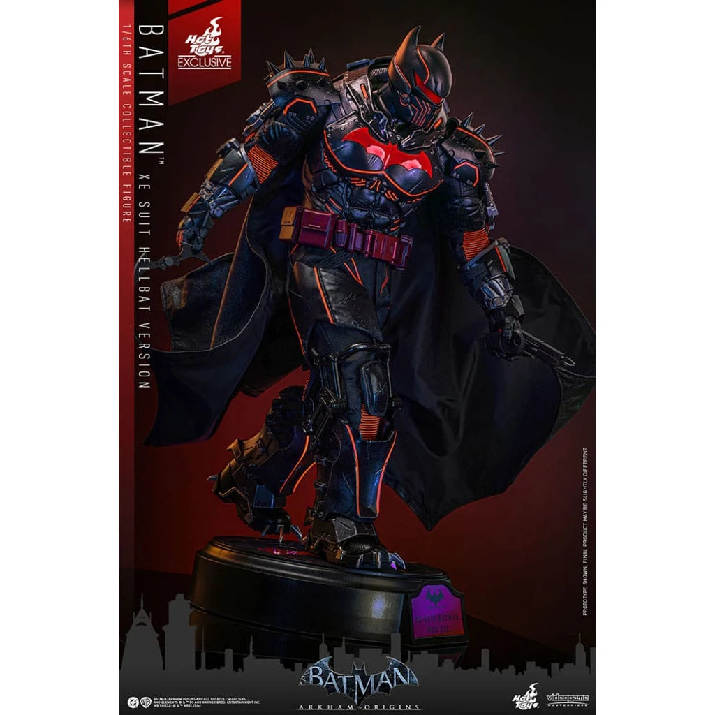 Batman Arkham Origins Videogame Masterpiece Action Figure 1/6 XE Suit Hellbat Version Hot Toys Exclusive 33 cm
