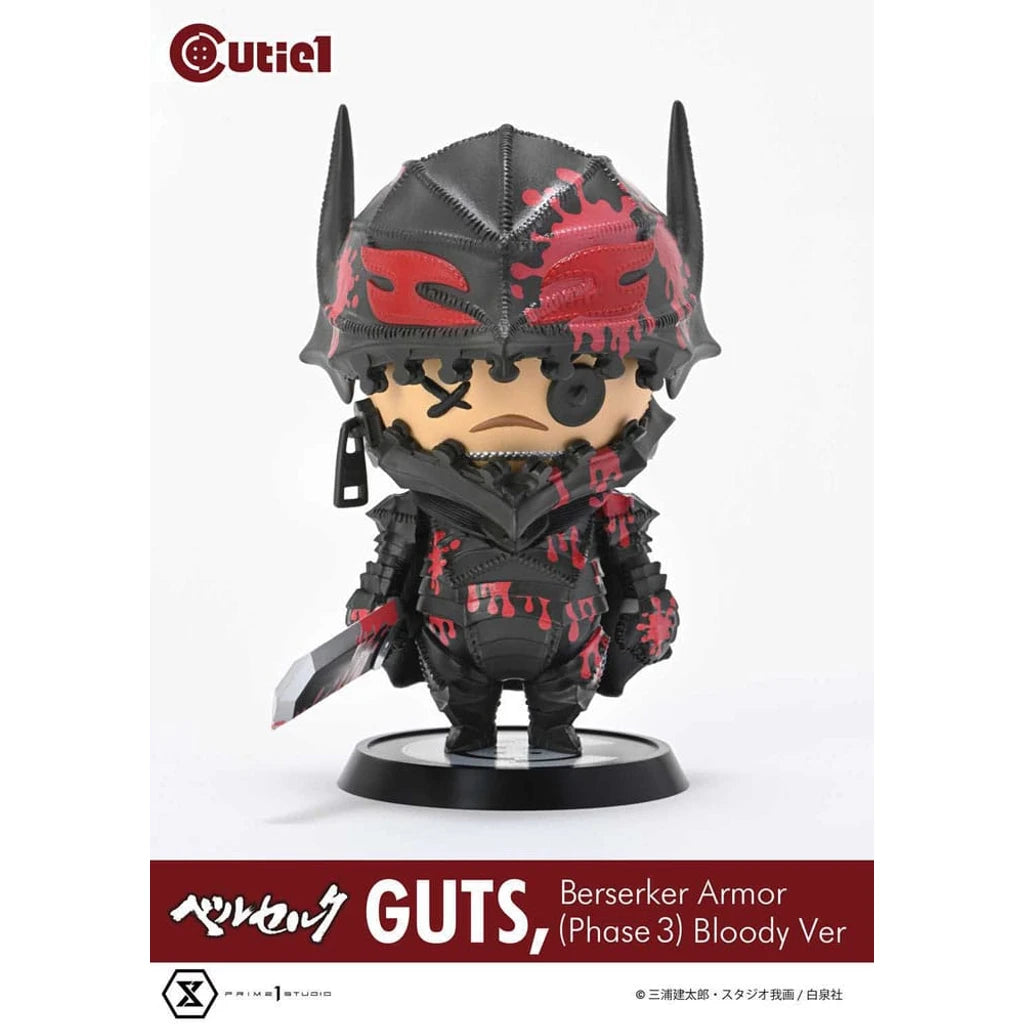 Berserk Cutie1 PVC Figure Guts Berserker Armor (Phase 3) Bloody Ver. 12 cm