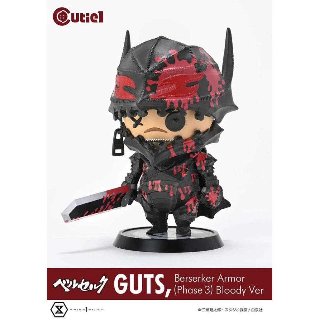Berserk Cutie1 PVC Figure Guts Berserker Armor (Phase 3) Bloody Ver. 12 cm
