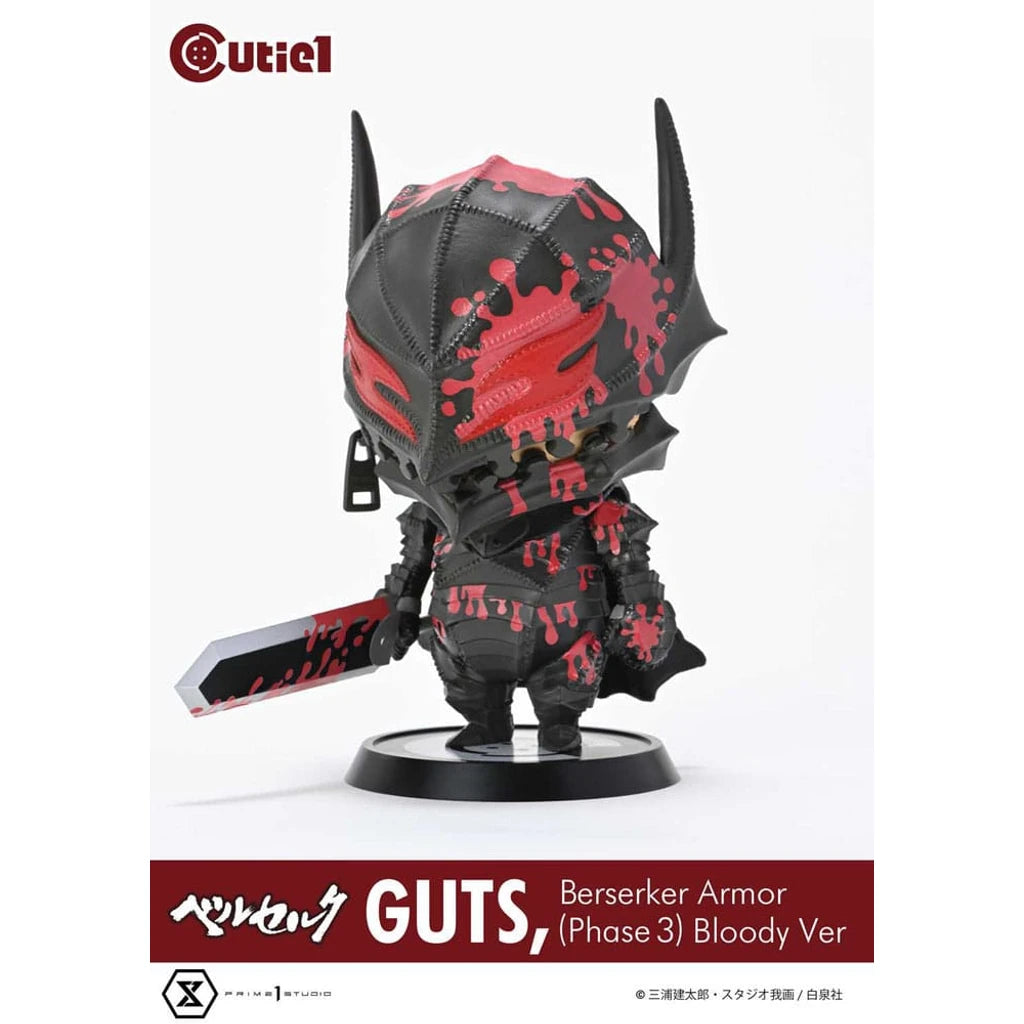 Berserk Cutie1 PVC Figure Guts Berserker Armor (Phase 3) Bloody Ver. 12 cm