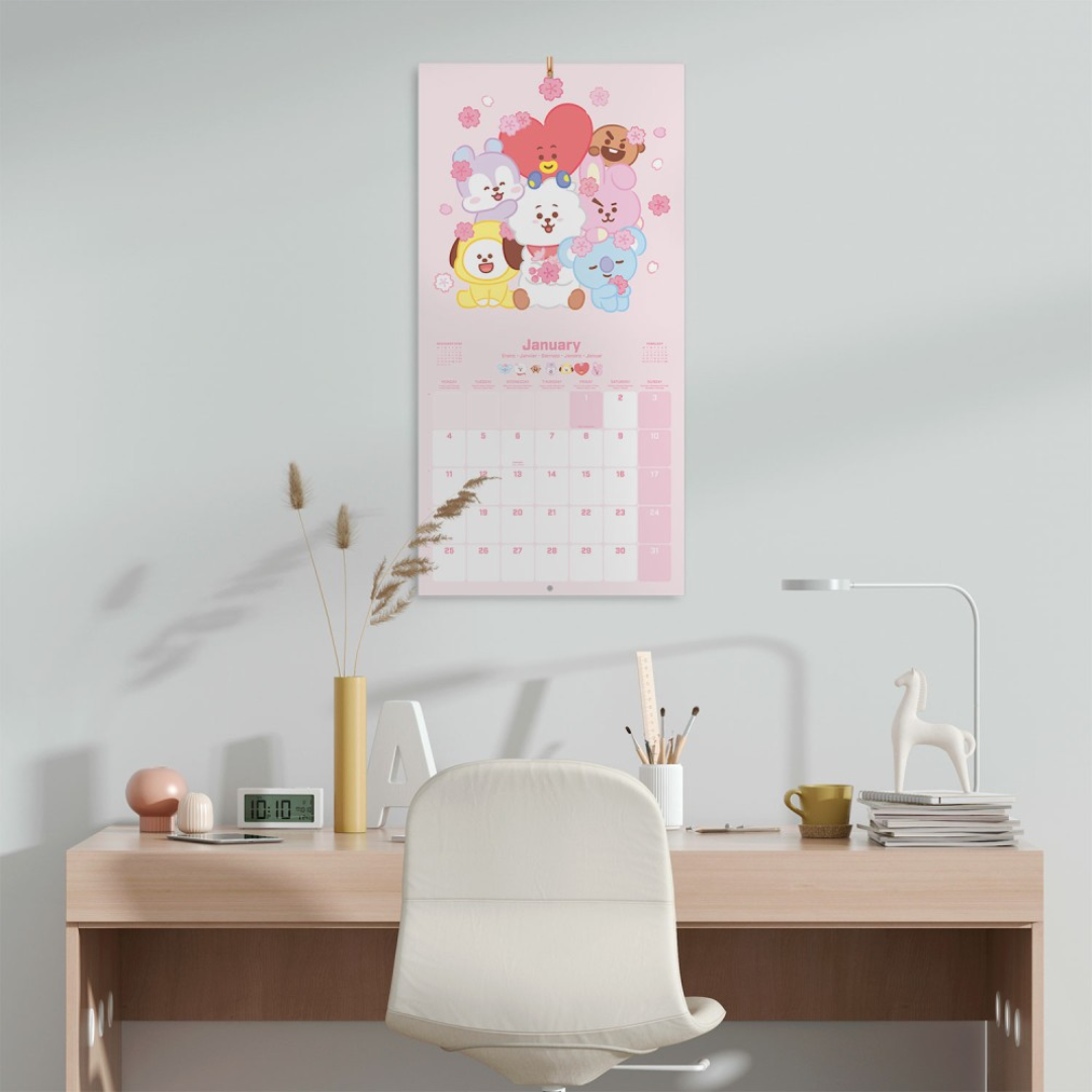 [EAN:8435747832546][IMG:4] BT21 Wall Calendar 2027 30 x 30 cm