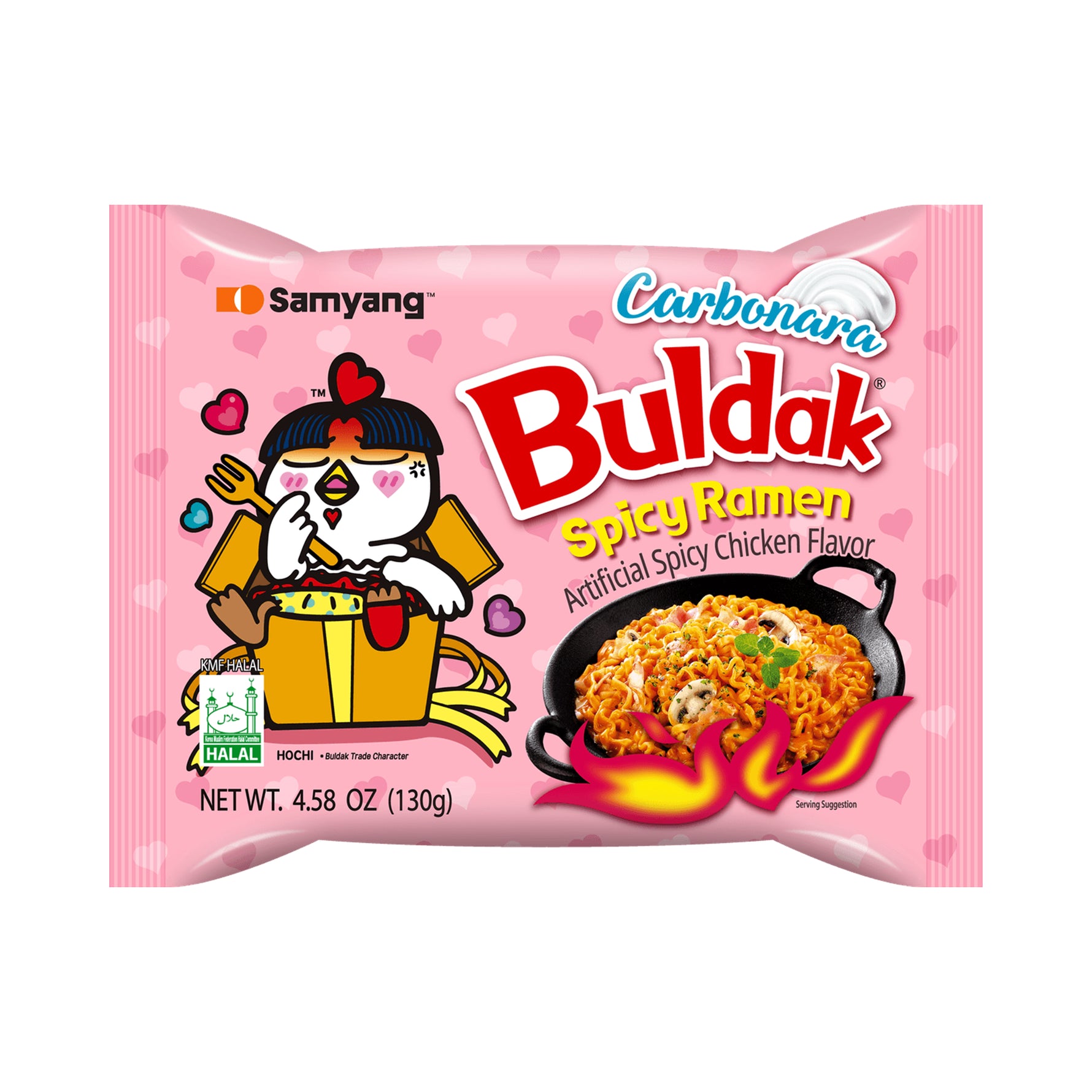 [EAN:8801073116467] BULDAK Hot Chicken Flavour Ramen - Carbonara 130g