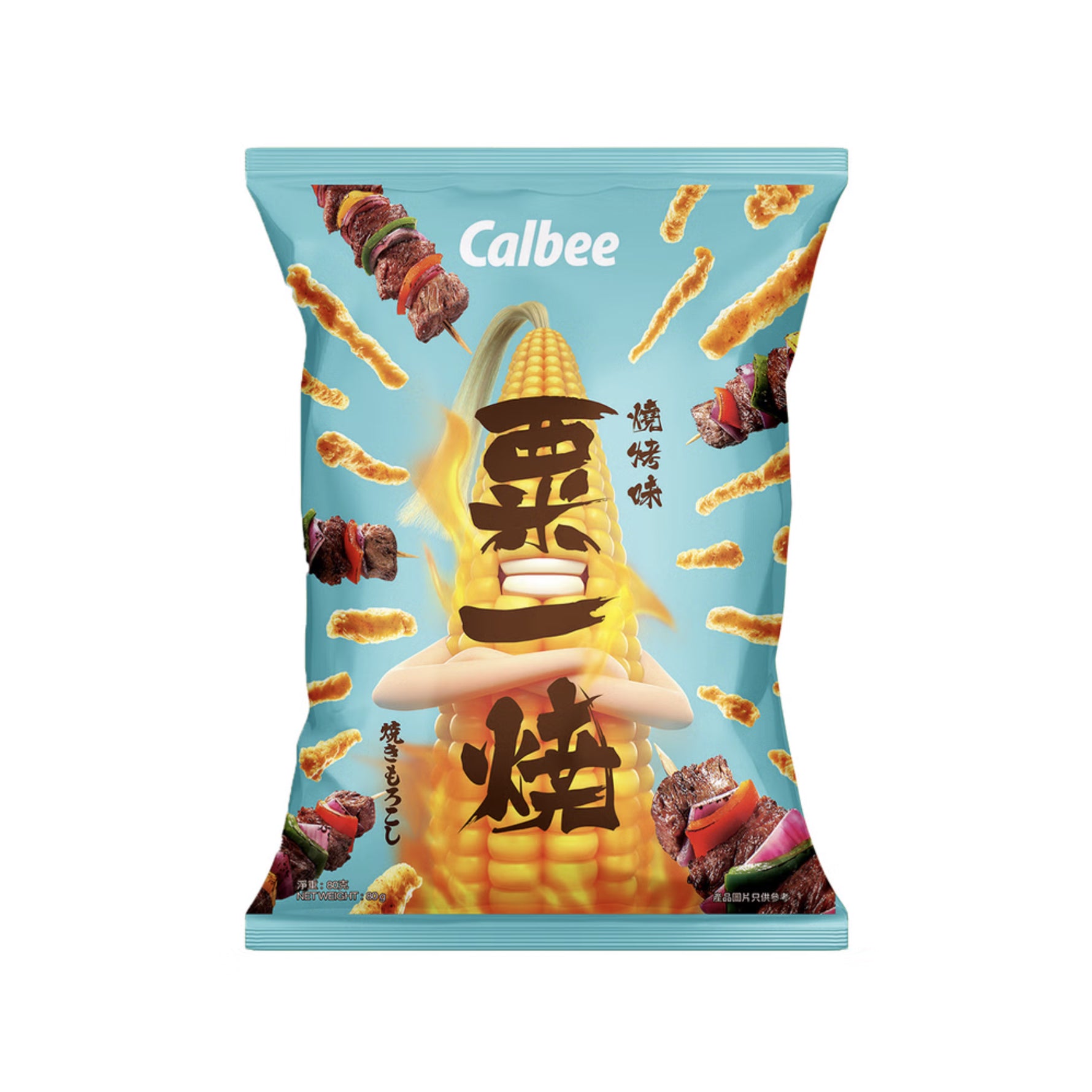 [EAN:4892294101121] CALBEE Grill A Corn - BBQ Flavour, 80g