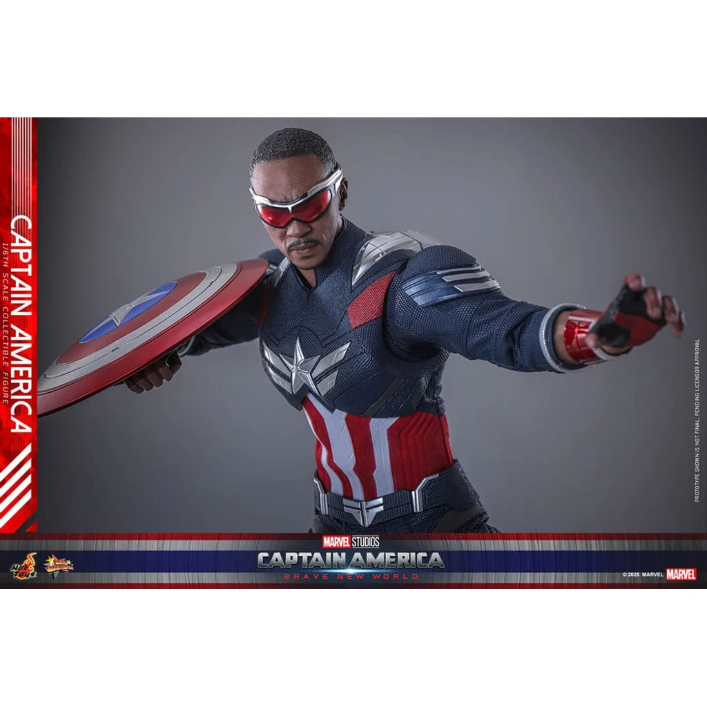 Captain America: Brave New World Movie Masterpiece Action Figure 1/6 Captain America 30 cm