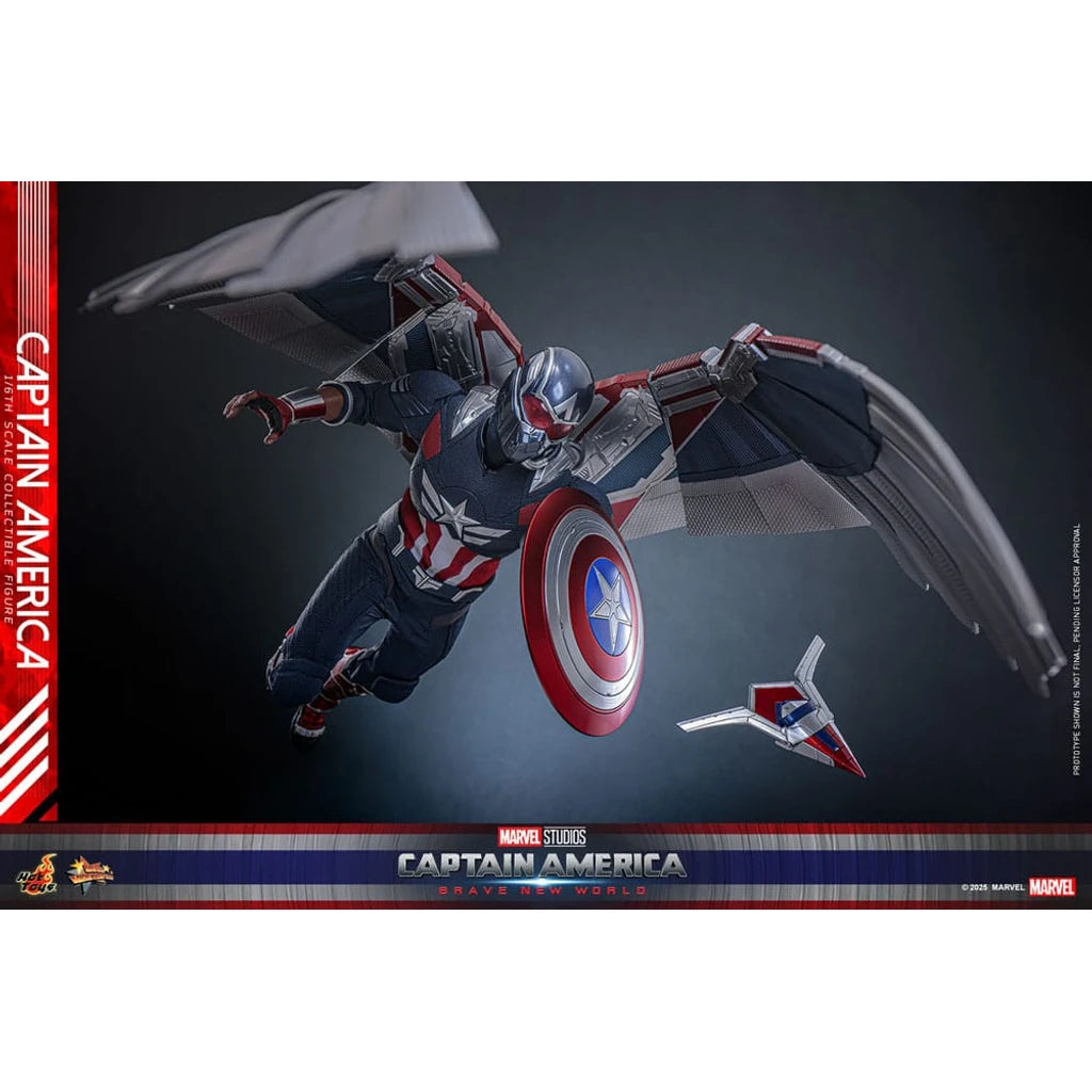 Captain America: Brave New World Movie Masterpiece Action Figure 1/6 Captain America 30 cm