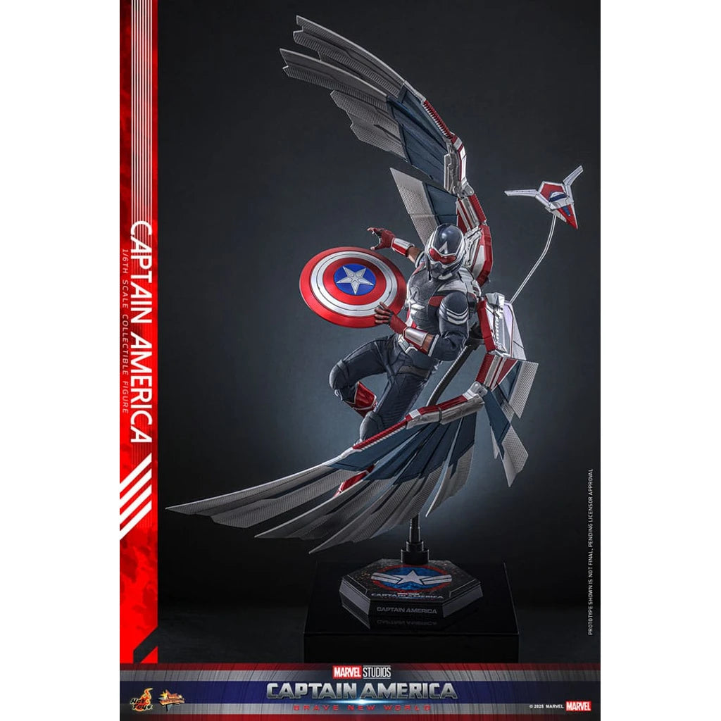 Captain America: Brave New World Movie Masterpiece Action Figure 1/6 Captain America 30 cm