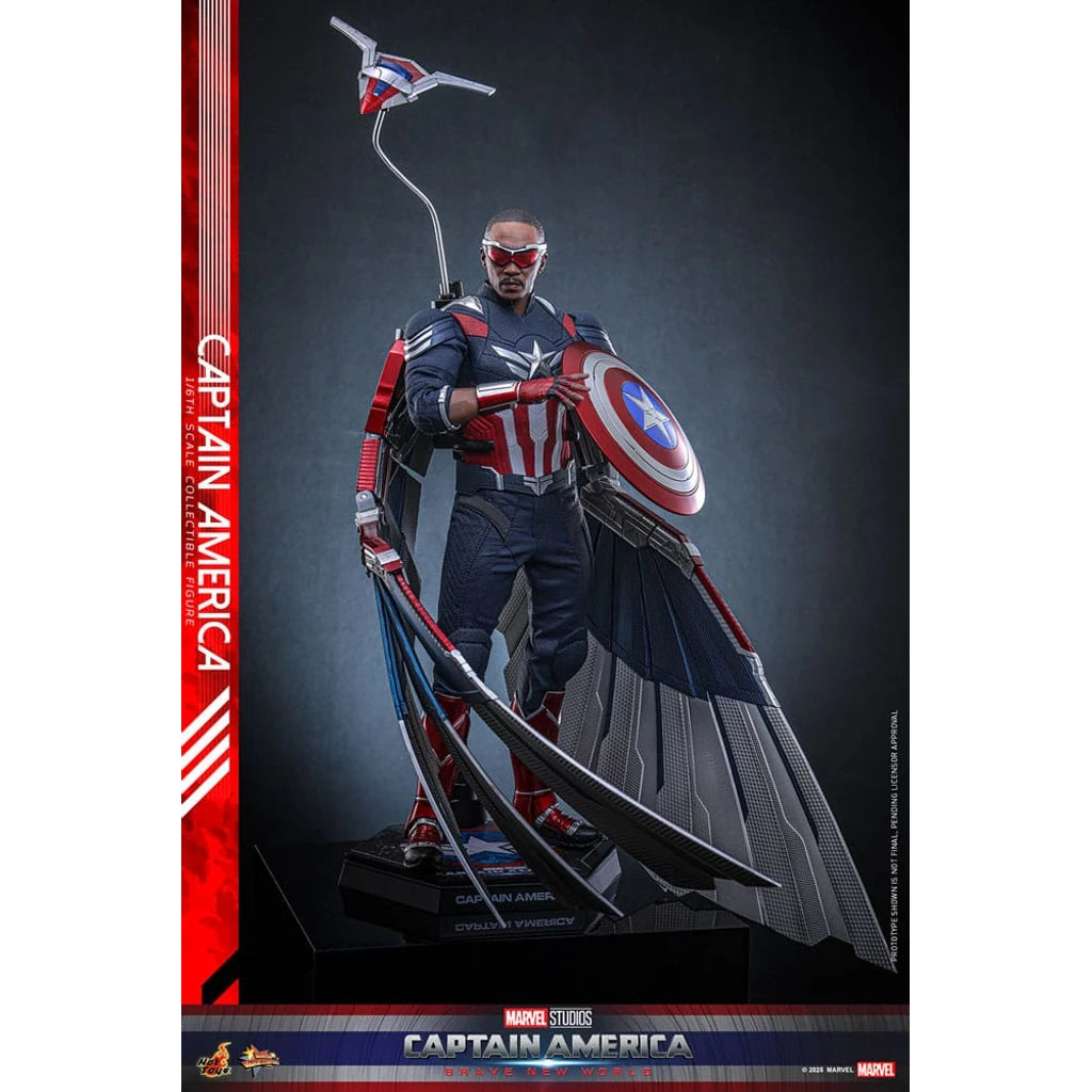Captain America: Brave New World Movie Masterpiece Action Figure 1/6 Captain America 30 cm