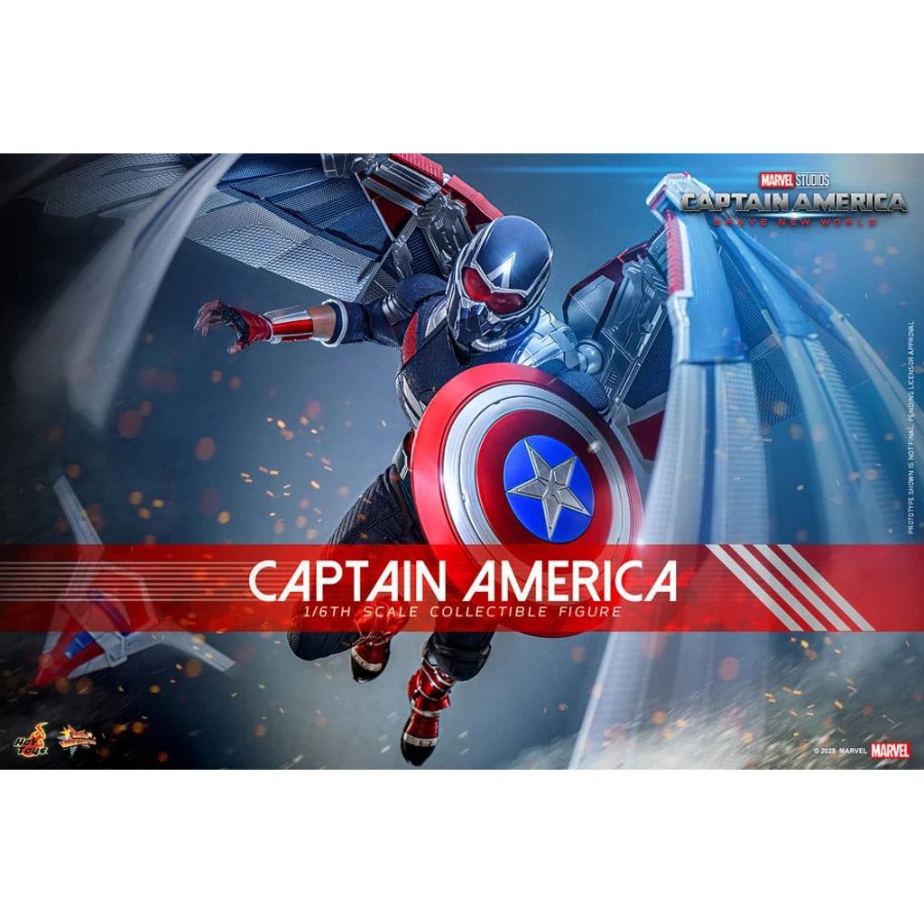 Captain America: Brave New World Movie Masterpiece Action Figure 1/6 Captain America 30 cm