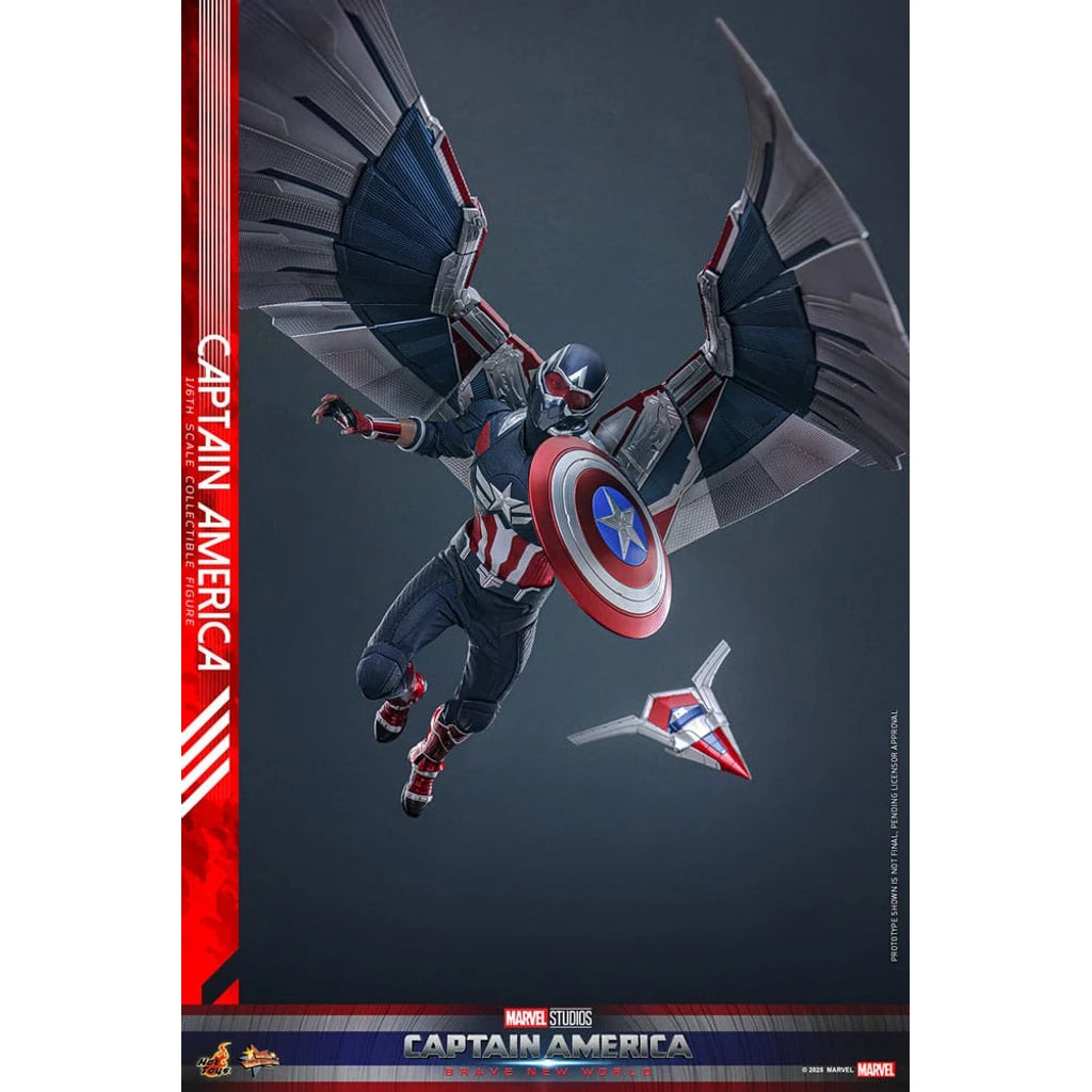 Captain America: Brave New World Movie Masterpiece Action Figure 1/6 Captain America 30 cm