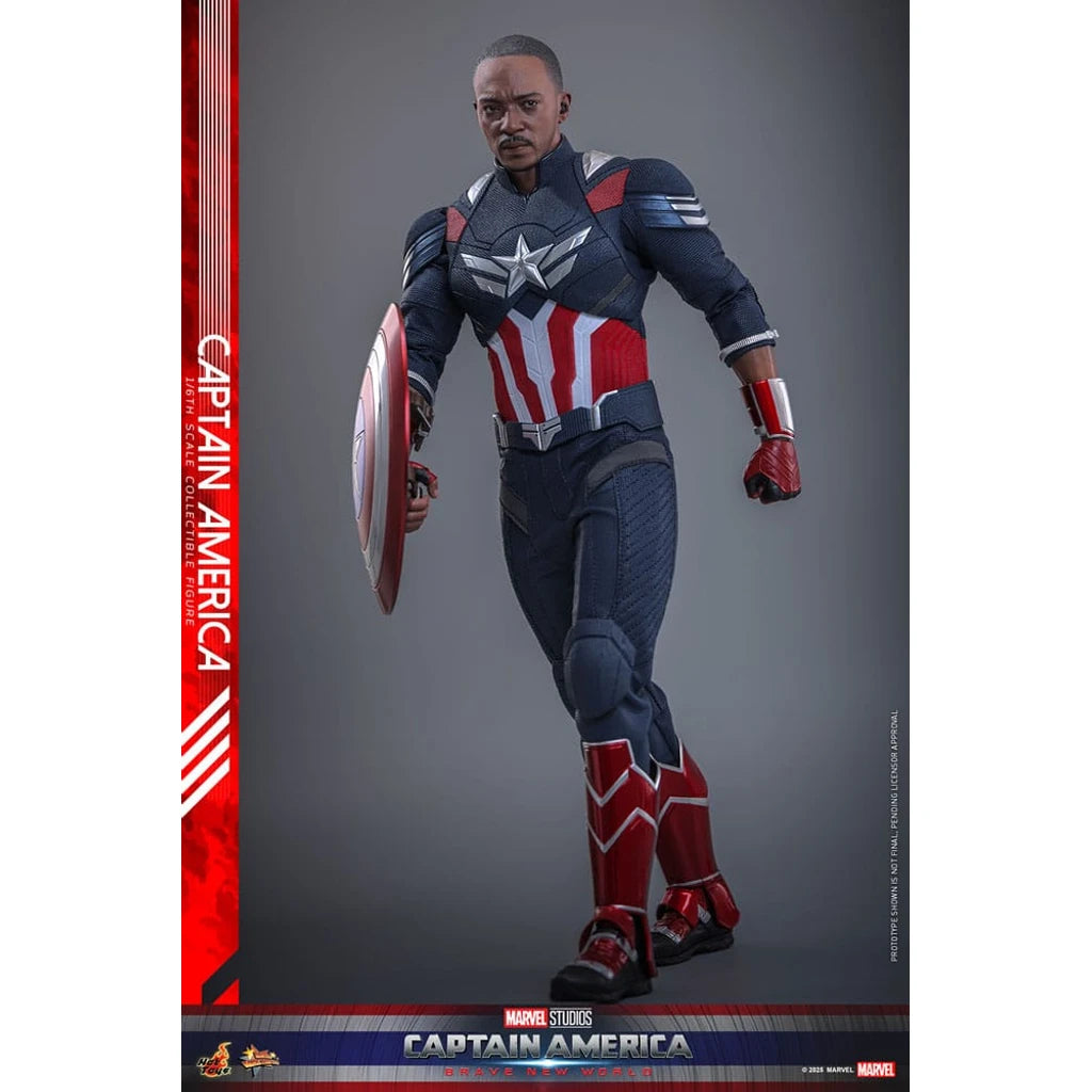 Captain America: Brave New World Movie Masterpiece Action Figure 1/6 Captain America 30 cm