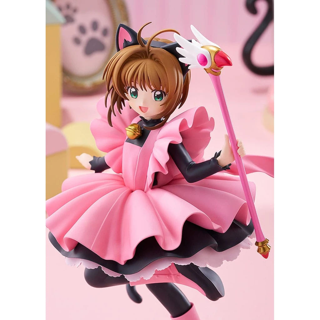 Cardcaptor Sakura Pop Up Parade PVC Statue Sakura Kinomoto: Black Cat Costume Ver. L Size 22 cm