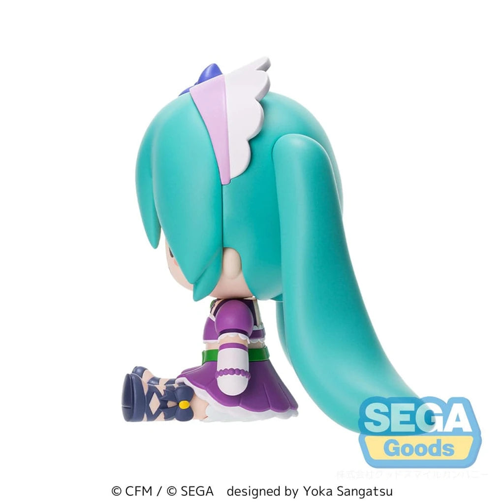 Character Vocal Series 01: Hatsune Miku Fuwa Petit Chibi Figure Hatsune Miku x Love and Berry Dress Up and Dance! Sparkly Purple 8 cm