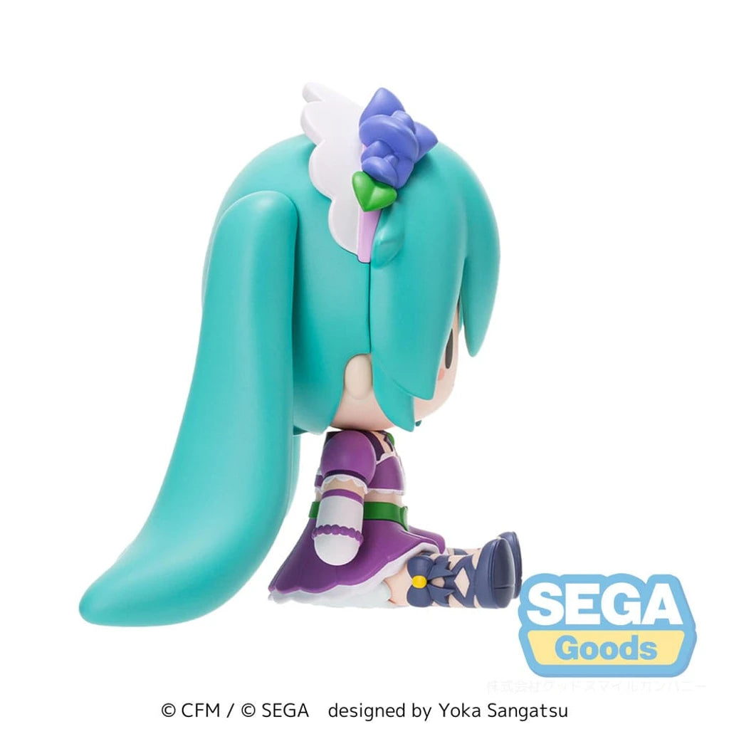 Character Vocal Series 01: Hatsune Miku Fuwa Petit Chibi Figure Hatsune Miku x Love and Berry Dress Up and Dance! Sparkly Purple 8 cm
