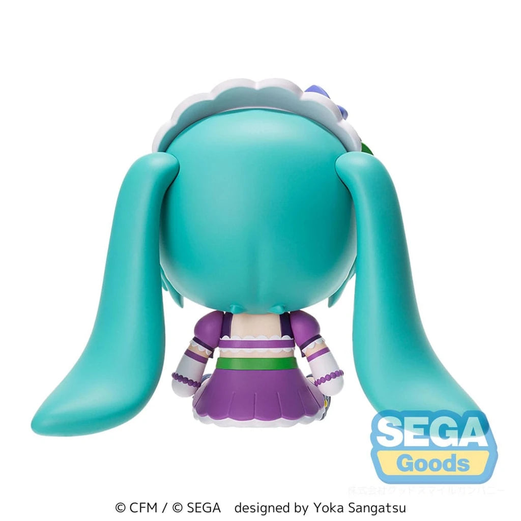 Character Vocal Series 01: Hatsune Miku Fuwa Petit Chibi Figure Hatsune Miku x Love and Berry Dress Up and Dance! Sparkly Purple 8 cm