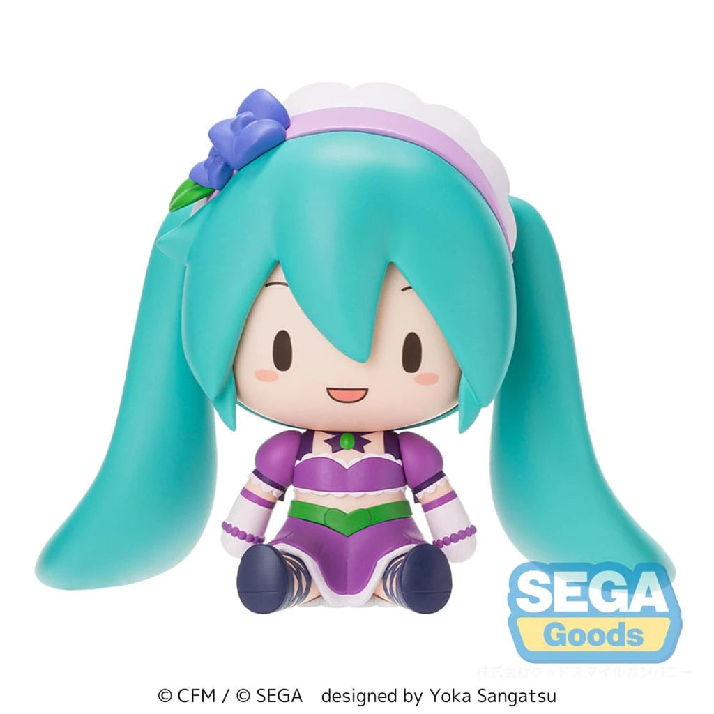 Character Vocal Series 01: Hatsune Miku Fuwa Petit Chibi Figure Hatsune Miku x Love and Berry Dress Up and Dance! Sparkly Purple 8 cm