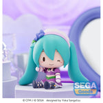 Character Vocal Series 01: Hatsune Miku Fuwa Petit Chibi Figure Hatsune Miku x Love and Berry Dress Up and Dance! Sparkly Purple 8 cm