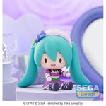 Character Vocal Series 01: Hatsune Miku Fuwa Petit Chibi Figure Hatsune Miku x Love and Berry Dress Up and Dance! Sparkly Purple 8 cm