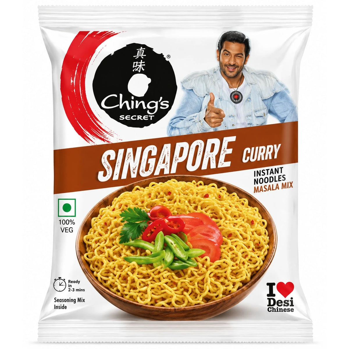 CHING’S SECRET Singapore Curry Instant Noodles 60g