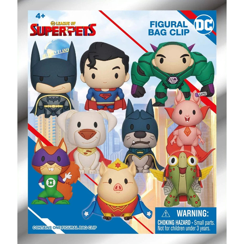 DC Super Pets 3D PVC Bag Clips Series 1 Display (24)
