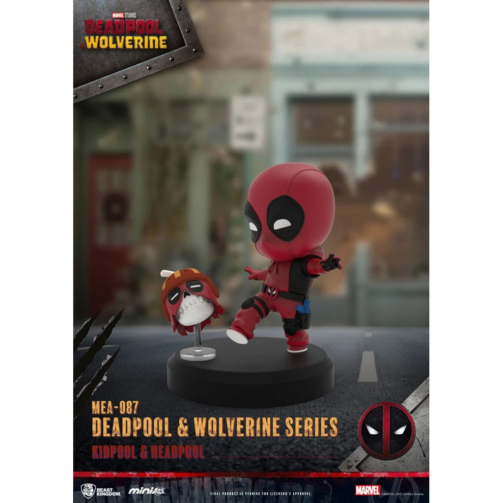 Deadpool 3 Deadpool & Wolverine Series Mini Egg Attack Figures 8 cm