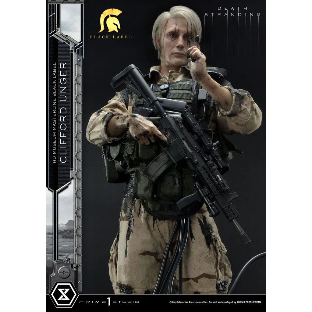Death Stranding Statue 1/2 Clifford Unger Black Label 103 cm