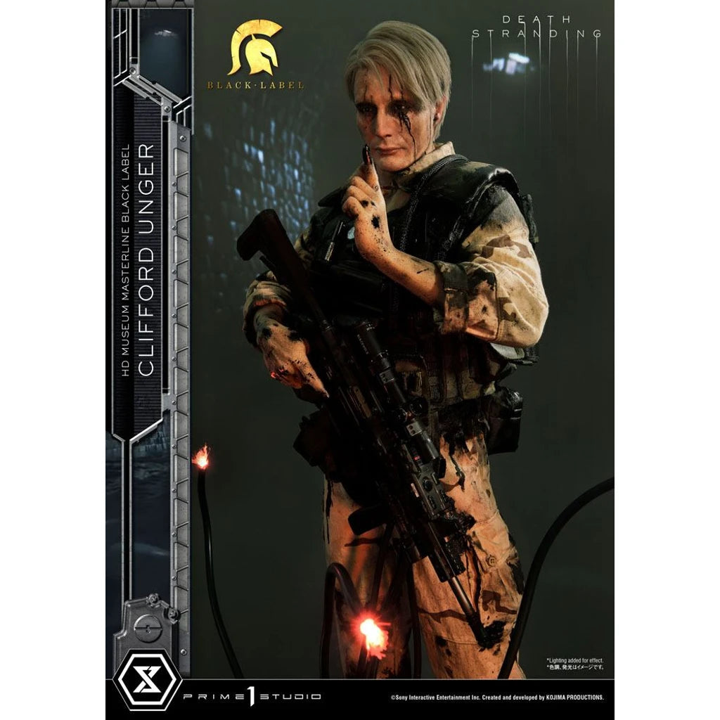Death Stranding Statue 1/2 Clifford Unger Black Label 103 cm