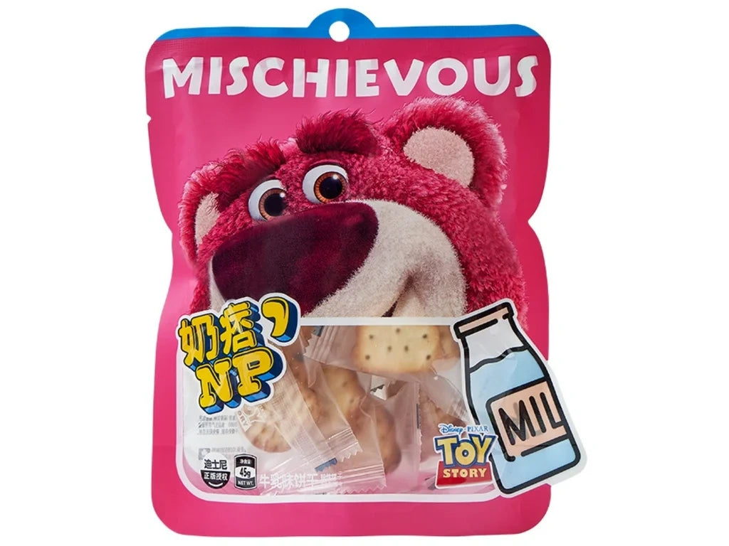 [EAN:6975800058756] Disney Lotso Milk Cream Biscuit 45g