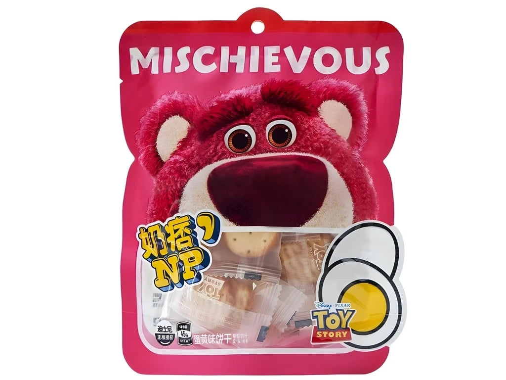 [EAN:6975800058770] Disney Lotso Rich Egg Cream Biscuit 45g