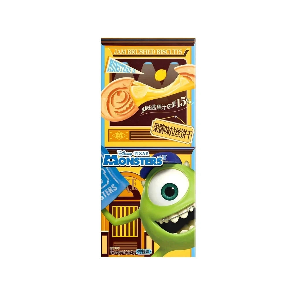 Disney Monsters Lemon Filled Biscuit 83g