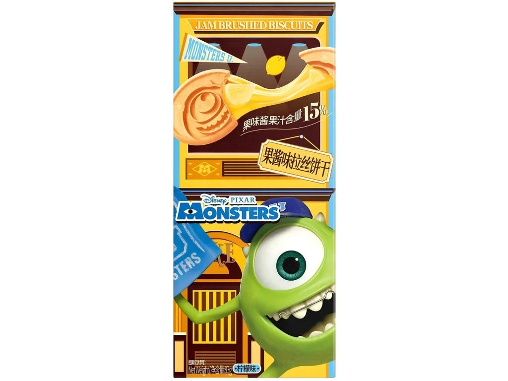 [EAN:6975800055007] Disney Monsters Lemon Filled Biscuit 83g