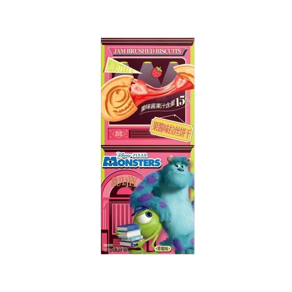 Disney Monsters Strawberry Filled Biscuit 83g